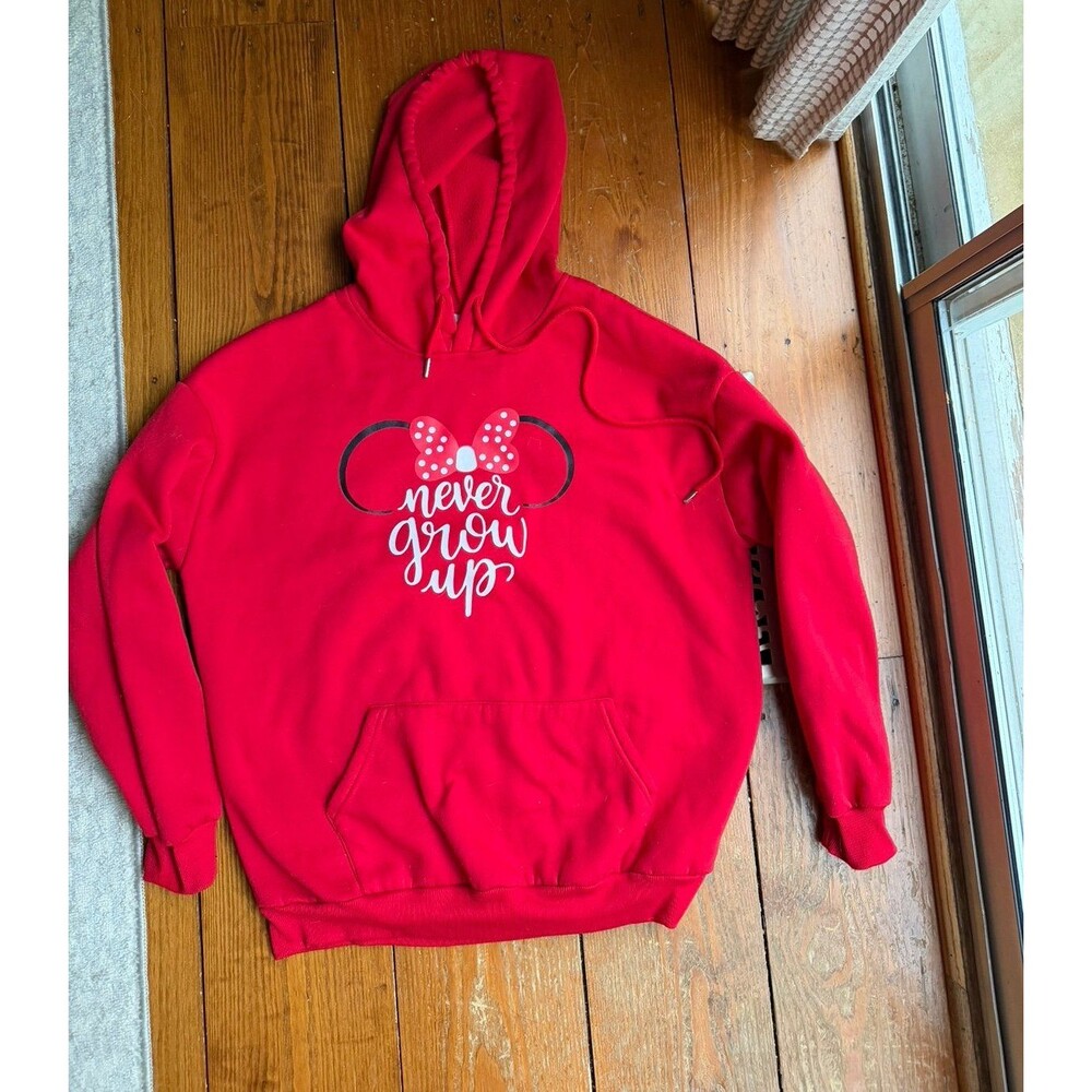 Never grow up Disney theme hoodie